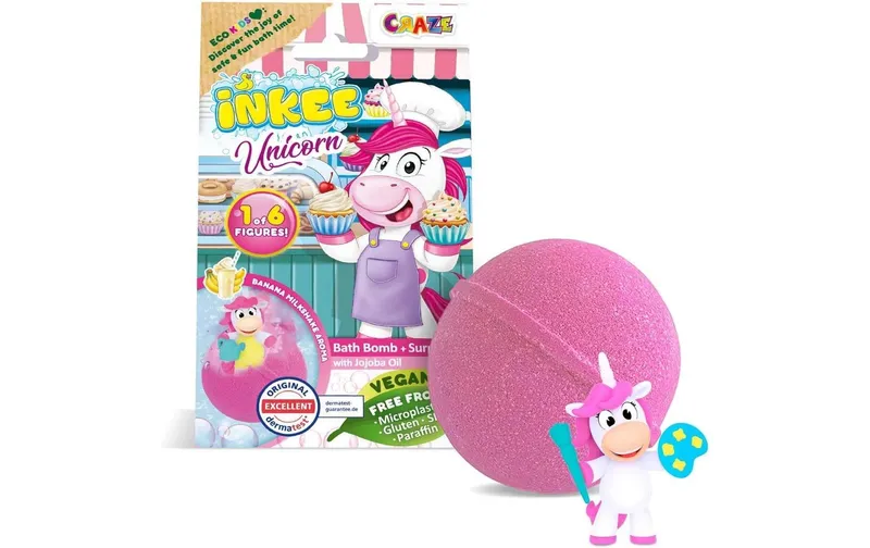 Craze Inkee Surprise Badebombe Unicorn Professions 2 pieces