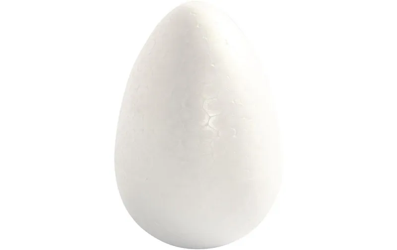 Creativ Company Styropor Ei 12 cm white, 1 pieces