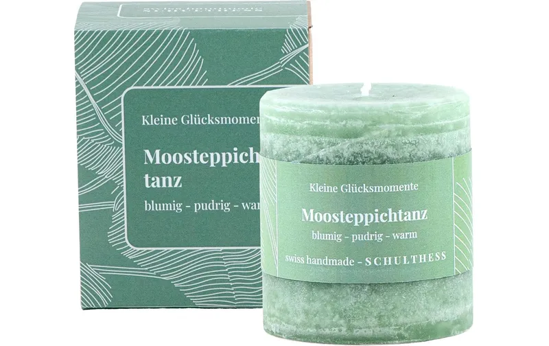 Schulthess Kerzen Duftkerze Moosteppichtanz 7 x 8 cm