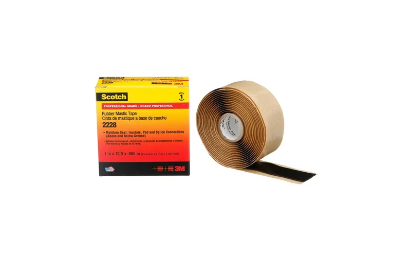 Scotch Klebeband Rubber Mastic 25 mm x 3 m, nero