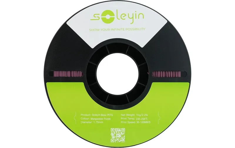 Creality Filament Soleyin PETG Mangosteen Violett 1.75 mm 1 kg
