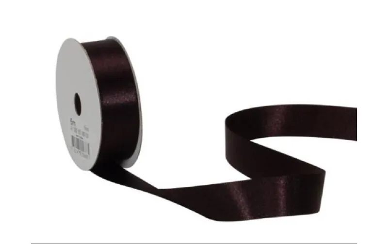 Spyk Satinband 16 mm x 5 m, black