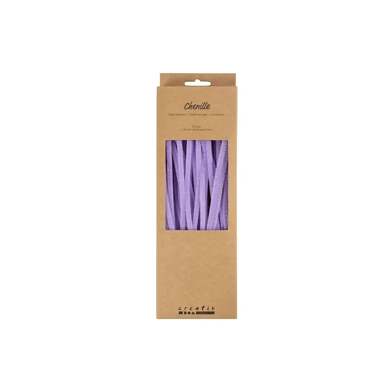 Creativ Company Chenilledraht 50 pièces, Purple
