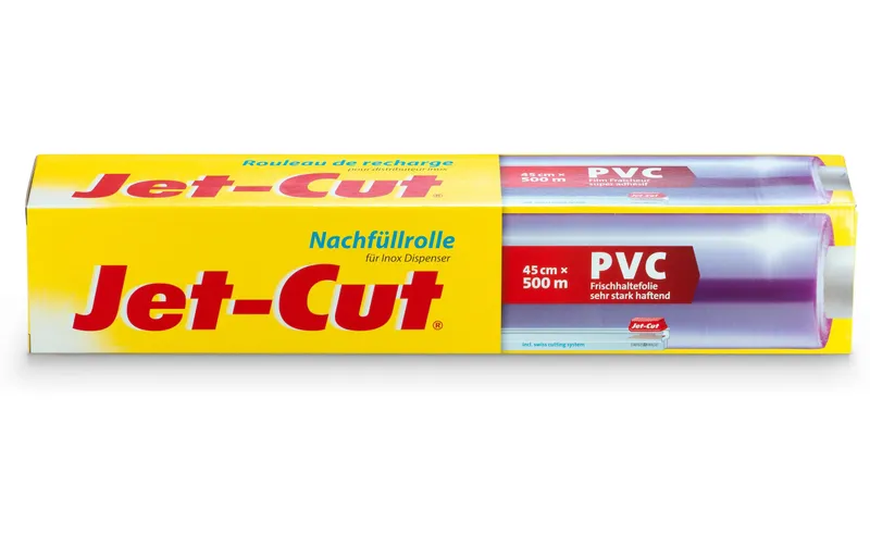 Jet-Cut Frischhaltefolie 45 cm Nachfüllrolle zu stainless steeldispenser