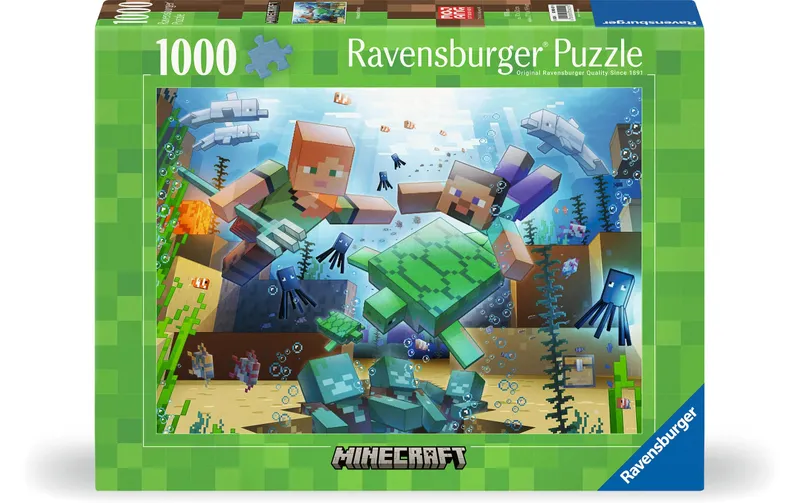 Ravensburger Puzzle Minecraft Mosaic 1000 Teile
