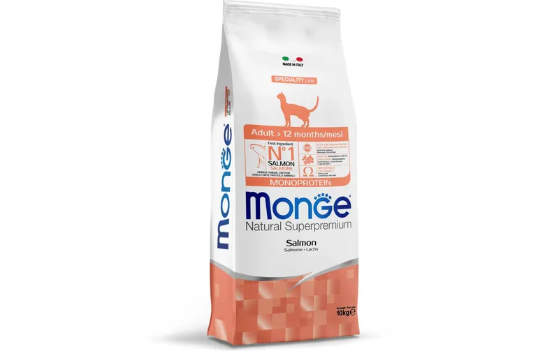 Monge Trockenfutter Katze Monoprotein Adult Lachs 10 kg