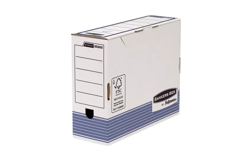 Fellowes Archivschachtel R-Kive blu/bianco