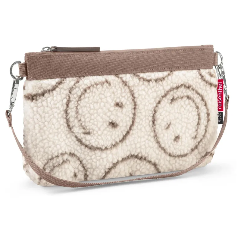 Reisenthel Necessaire Mini Pouch Smiley Teddy Chocolate