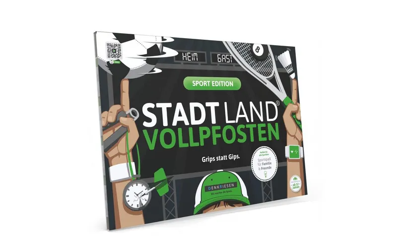 Denkriesen Stadt Land Vollpfosten A4 Block Sport Edition -DE