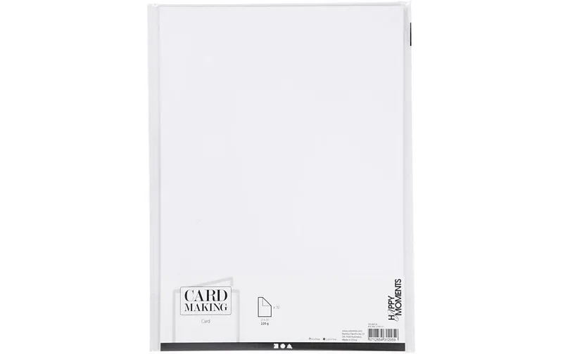 Creativ Company Fotokarton A4, 10 Blatt, blanc