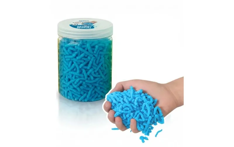 alldoro Squishy Worms Pâte bleue 120 g
