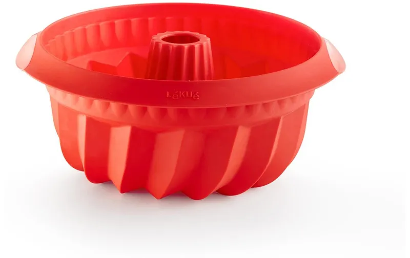 Lékué Backform Silikon, ø 22 cm, rouge