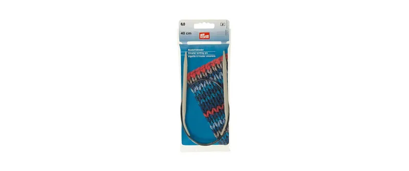 Prym Rundstricknadel Alu, gris 6 mm x 40 cm, 1 pièces