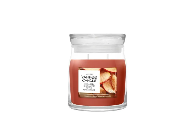 Yankee Candle Signature Duftkerze Sugared Cinnamon Apple Signature Medium Jar