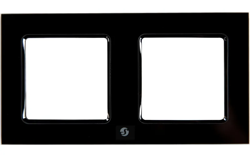 Shelly Wall Frame 2 für Shelly Wall Switch schwarz