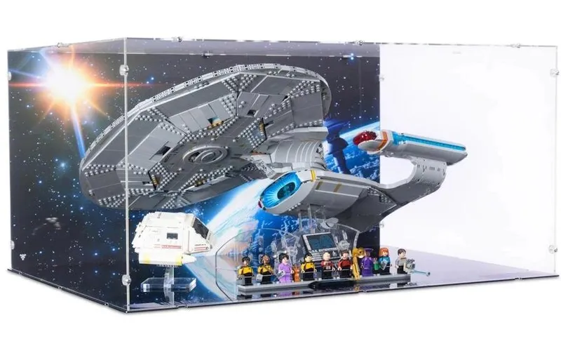 iDisplayit Acryl-Display LEGO 10356 Star Trek U.S.S. inkl. 2 Ständer