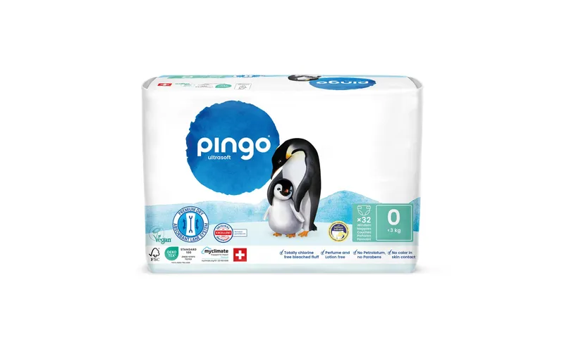Pingo Ökowindeln Grösse 0, XS