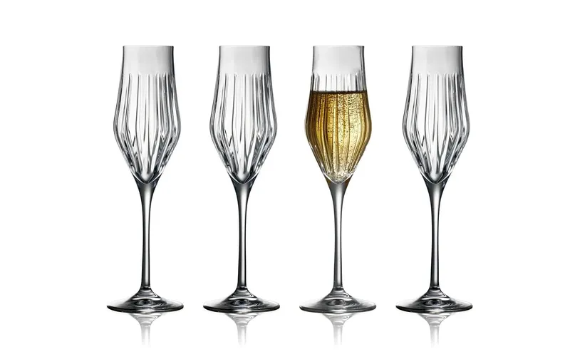 Lyngby Sektglas Ane 230 ml, 4 pièces, transparent