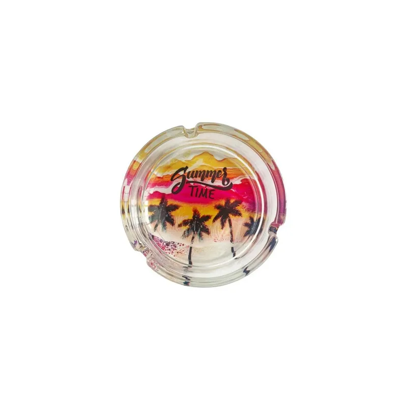 Dameco Aschenbecher Aschenbecher rund Summer Time Keine Angabe