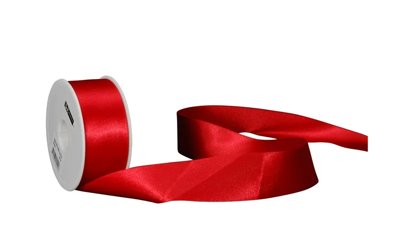 Spyk Satinband 40 mm x 25 m, rouge