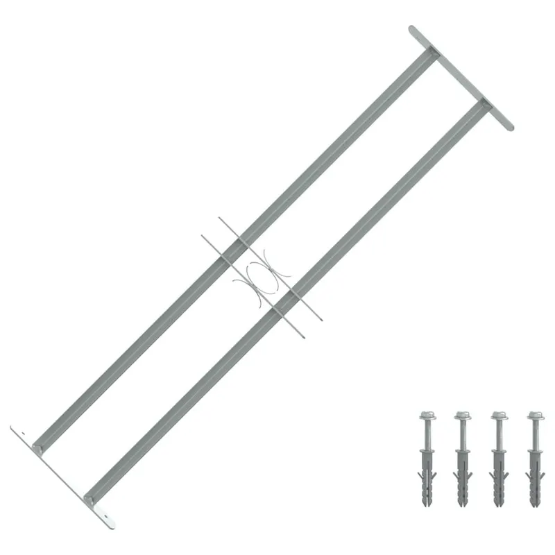 Fenstergitter Verstellbar mit 2 Querstäben 700-1050 mm