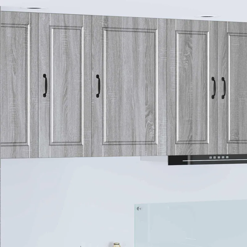 Meuble mural PORTO Gris Sonoma 50 x 31 x 80 cm