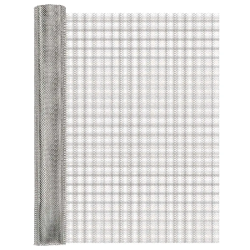 Mesh Bildschirm 80 x 500 cm 8 Mesh Edelstahl 201 Silber