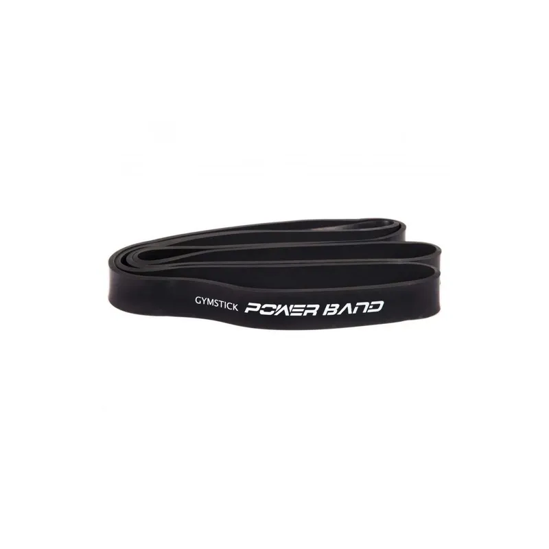 Gymstick Elastikband Power Band Schwarz, Mittel