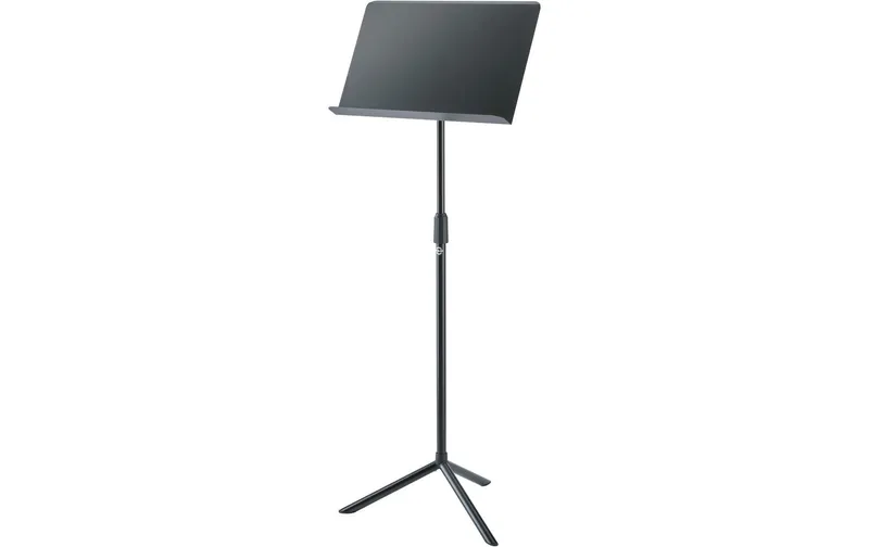 K&M 11924 Orchesternotenpult mit Stahlplatte, stapelbar, schwarz