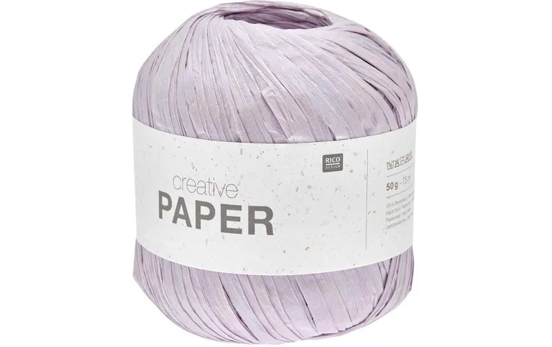 Rico Design Wolle Paper Flieder, 75 m