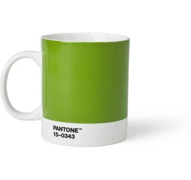 Pantone by Copenhagen Design Becher 375 ml, 1 Stück, Hellgrün/Dunkelgrün