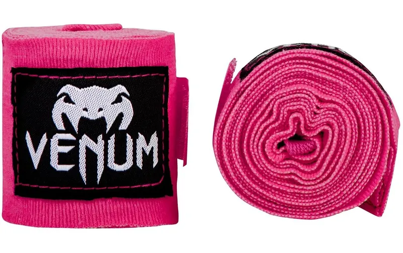 Venum Kontact Boxing Handwraps 4.5 m, Pink