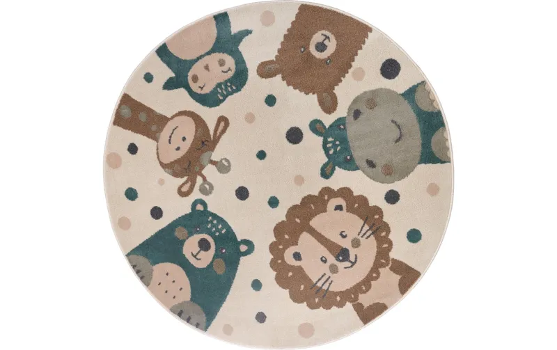 Hanse Home Dekoteppich Animal Party Ø 100 cm