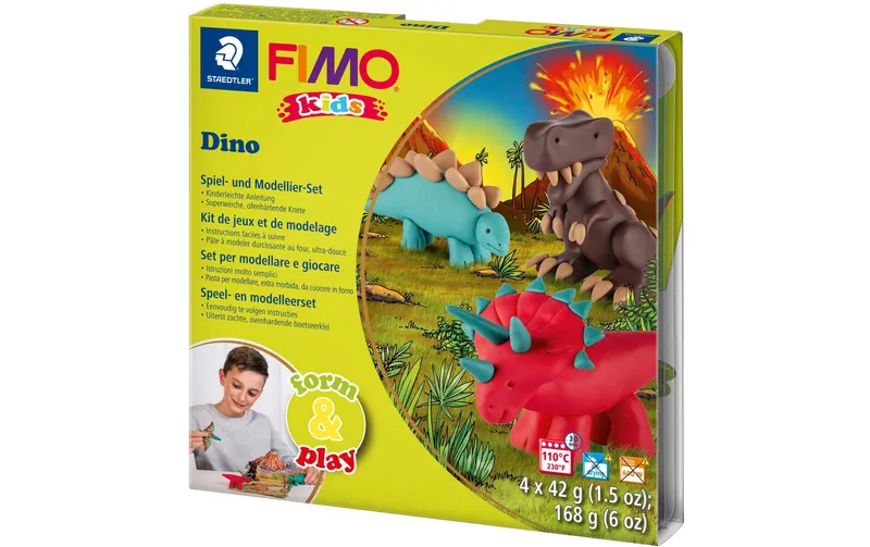Fimo Modelliermasse Kids Bastelset Dino