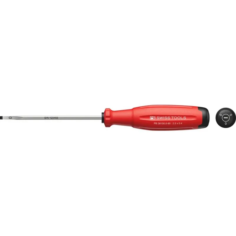 PB Swiss Tools Schlitz-Schraubenzieher 38100 SwissGrip Evo SL 0 Schlitz