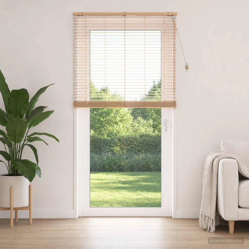 Venezianische Jalousie Eichenoptik 135 x 250 cm 35 mm