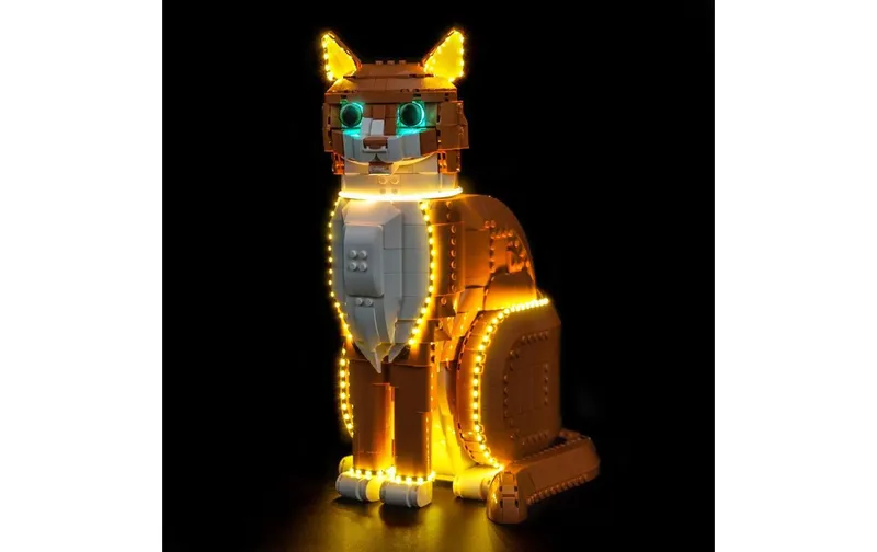 BrickBling LED-Licht-Set pour LEGO® 21376 Katze LED orange