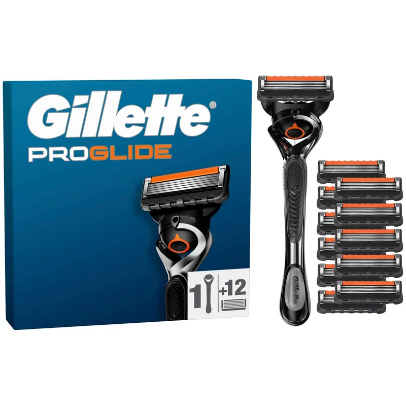 Gillette Herrenrasierer ProGlide 12er + Handstück