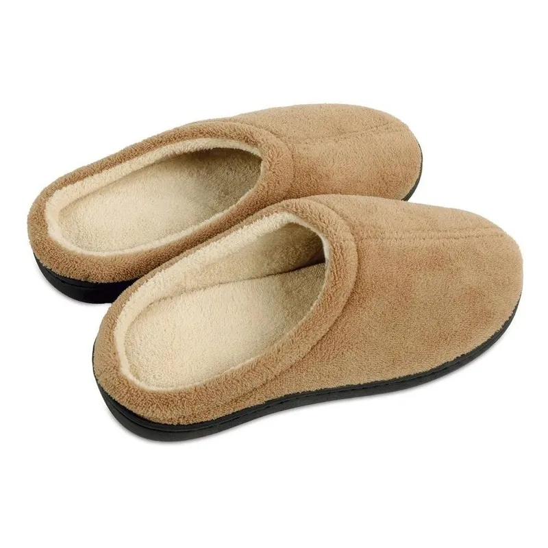 VITALmaxx Komfort-Slipper Hellbraun, 43 - 44