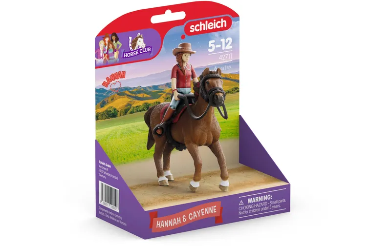 Schleich Spielfigurenset Horse Club Hannah & Cayenne