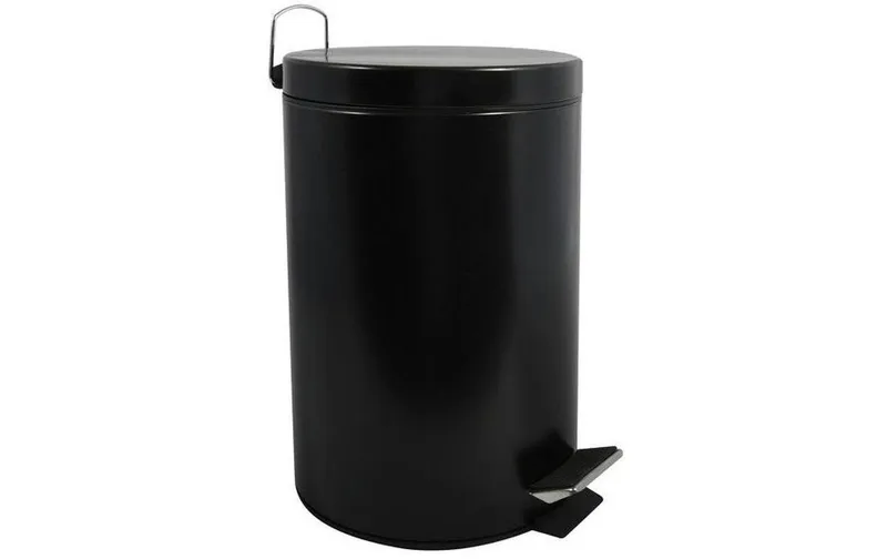 MSV Treteimer 12 l, black/black matt