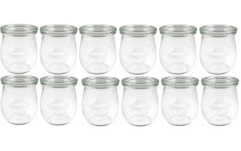 Weck Einmachglas 220 ml, 12 pezzi