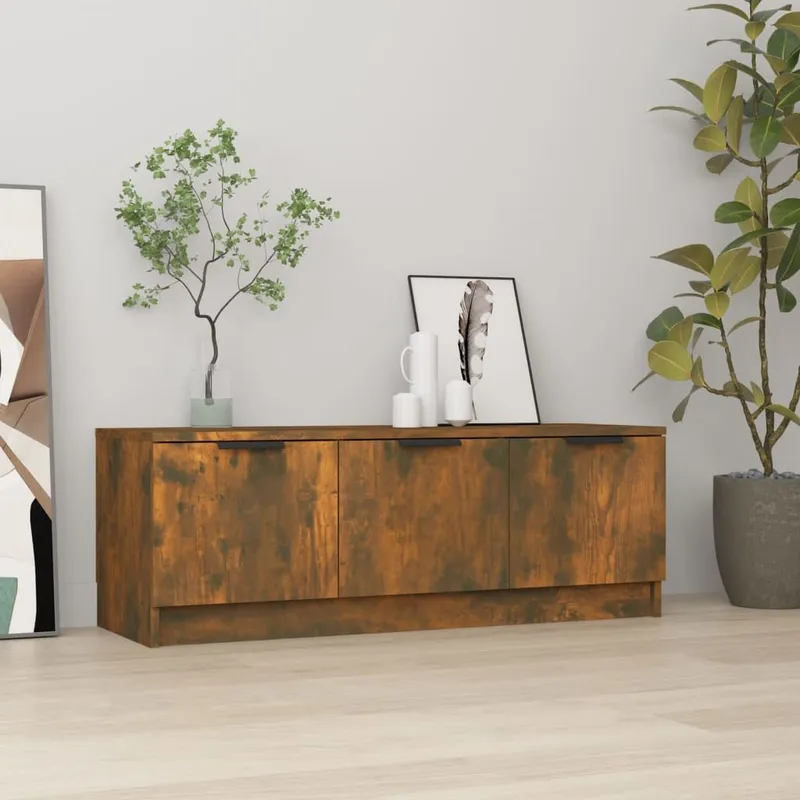 TV-Schrank Räuchereiche 102x35x36,5 cm derivato del legno