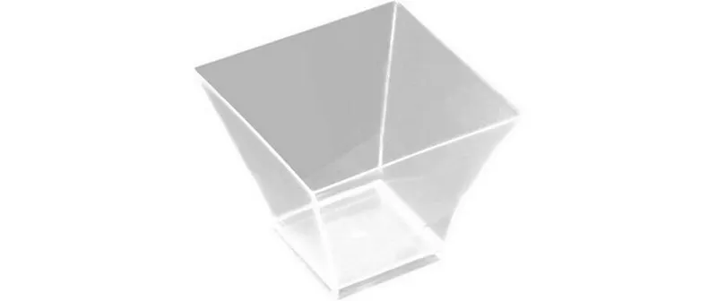 Webstar Schale Pagoda 90 ml trasparente 25 pezzi