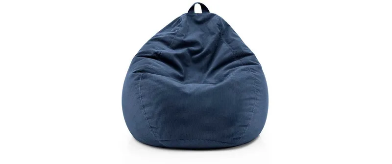 Lumaland Sitzsack 120 l Comfort Polyester (PES), Blau