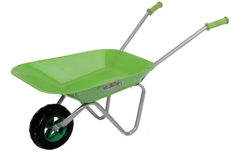 Esschert Design Kinderschubkarre vert Metall 6.5 L