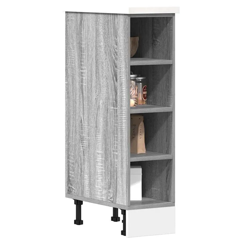 Unterschrank Riga grigio Sonoma 20x44,5x81,5 cm derivato del legno