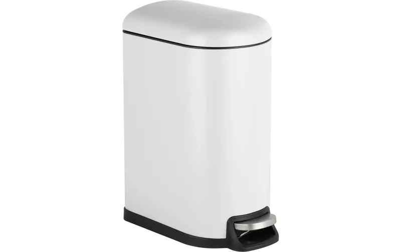 relaxdays Treteimer 10 L bianco