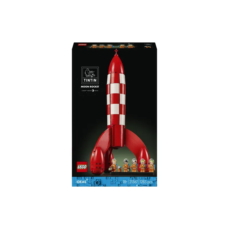LEGO® Ideas la Mondrakete di Tim e Struppi 21367