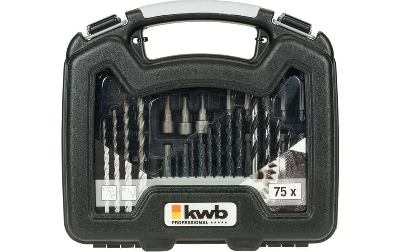 kwb Bohr- et Bitset 75-teilig